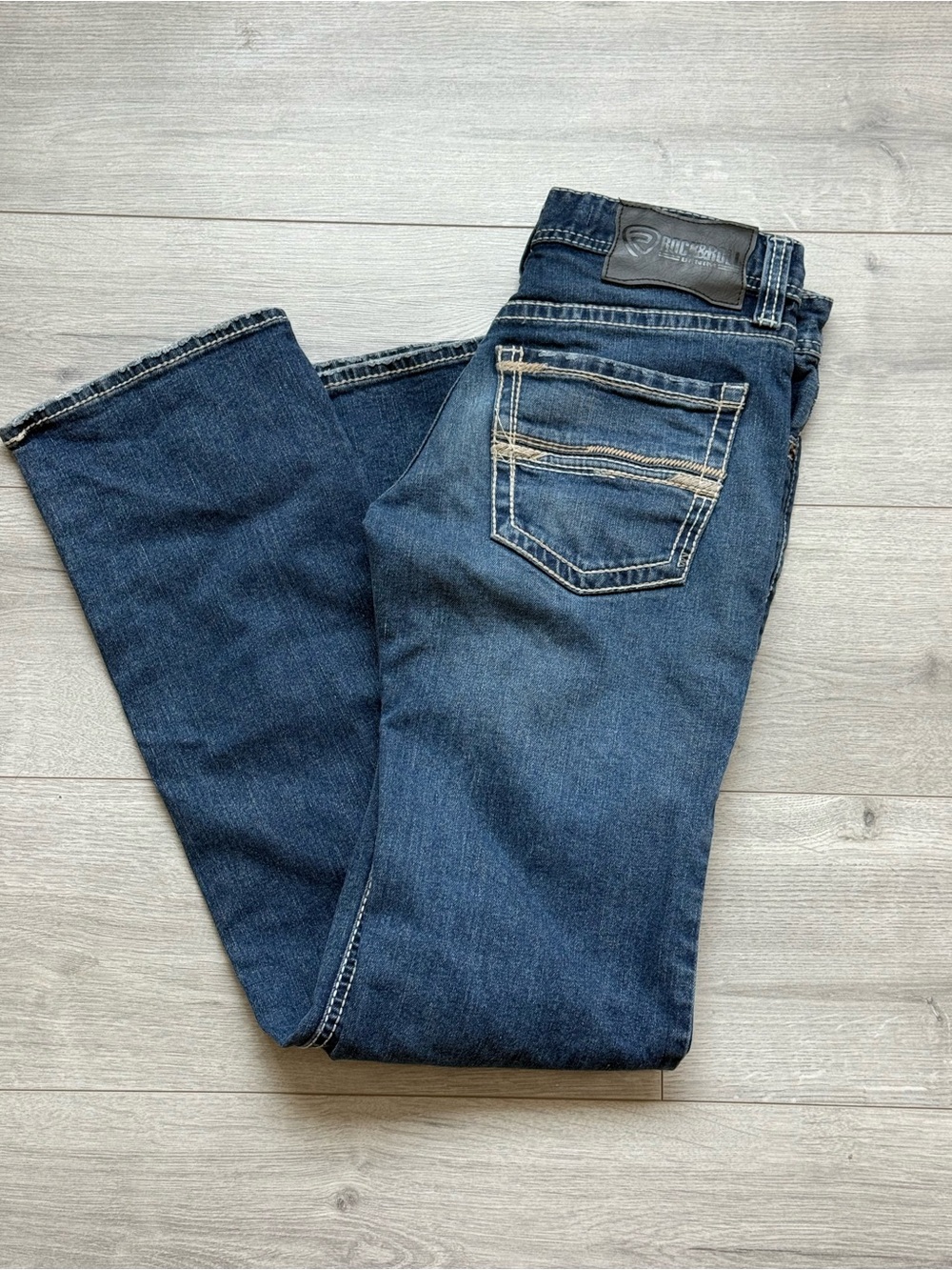 Boys Rock & Roll Denim Dark Blue Jeans; Used Like New